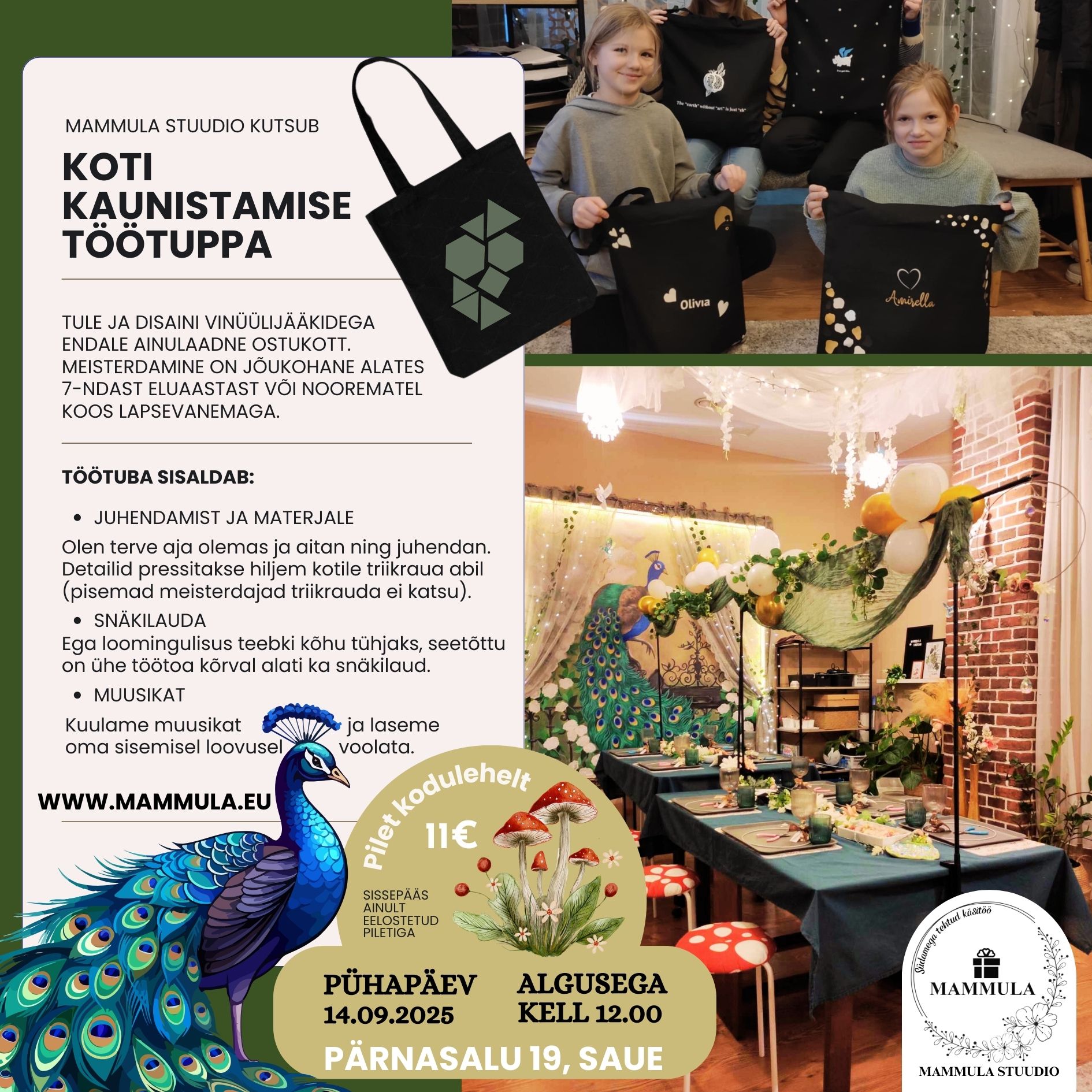 Koti kaunistamise töötuba