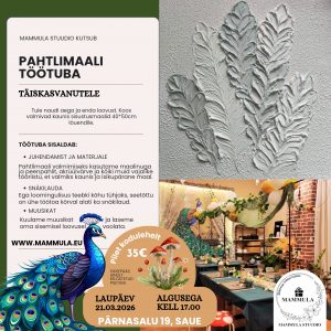 Pahtlimaali töötuba täiskasvanutele