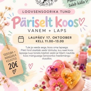 sensoorika loov töötuba lastele