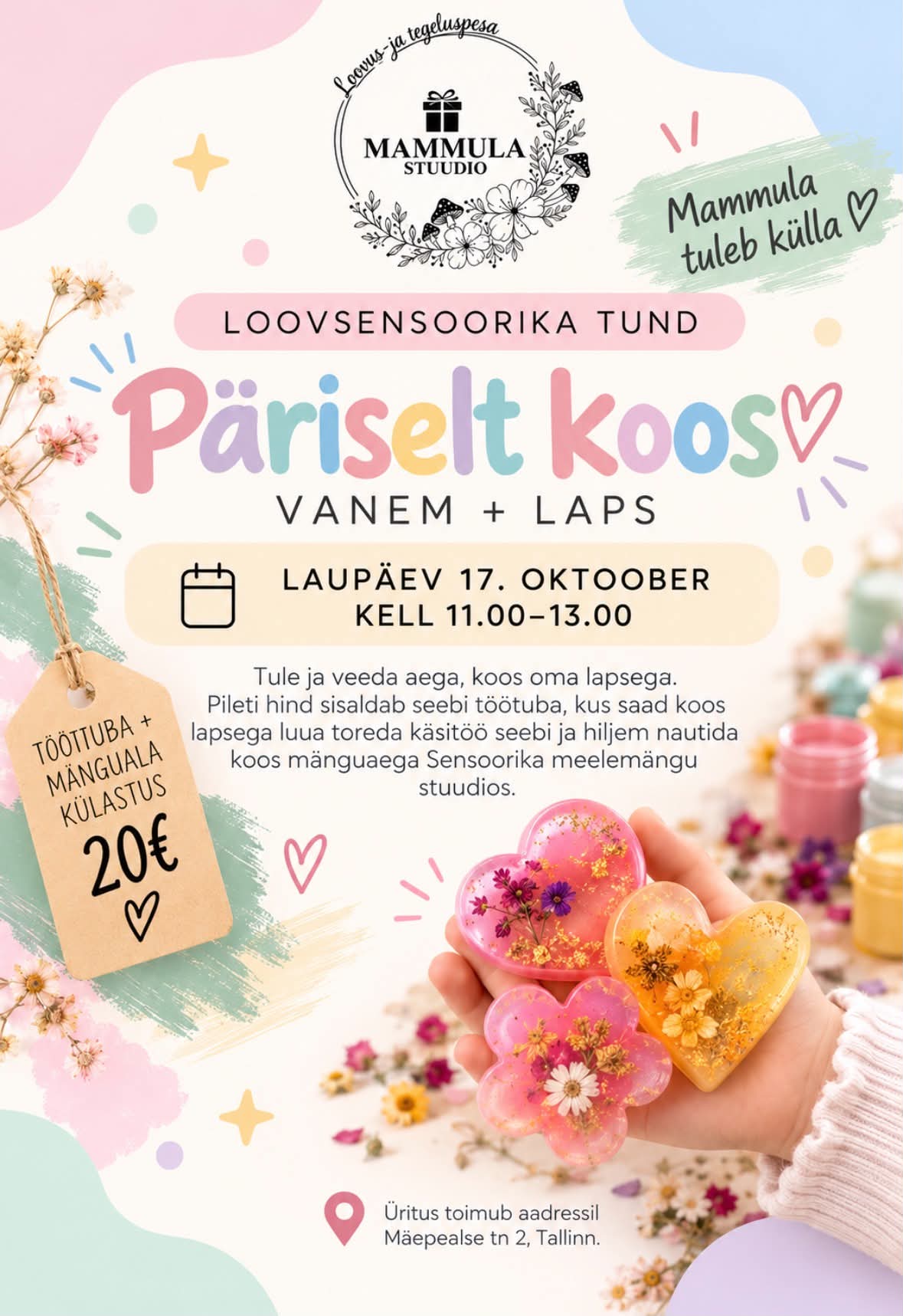 Töötubade sari “PÄRISELT KOOS”-Mammula läheb külla!